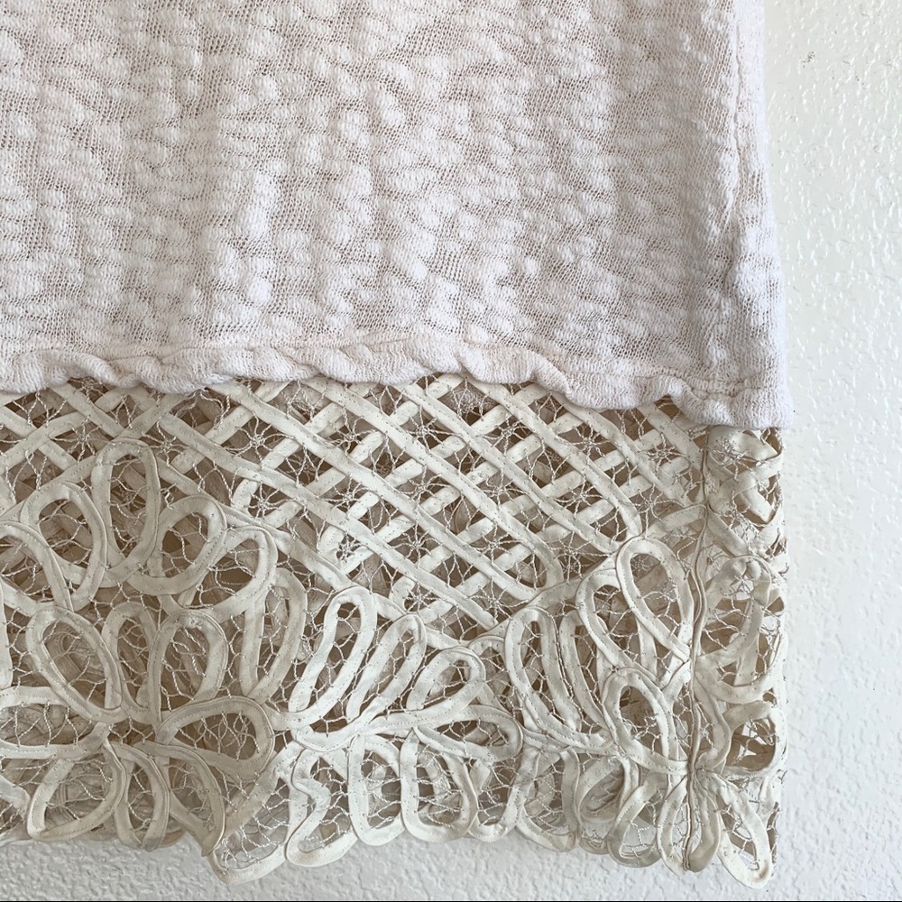 Saturday Sunday Anthro Crochet Slub Knit Top - Picture 5 of 8